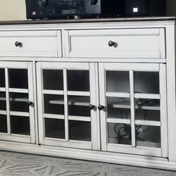 Costco Media Cabinet Tv Stand Wood