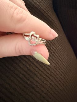 Sterling Silver 1/4 carat diamond Promise Ring