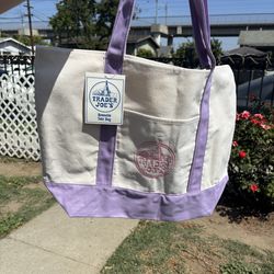 Trader Joe’s Bag: Lavender Tote Bag