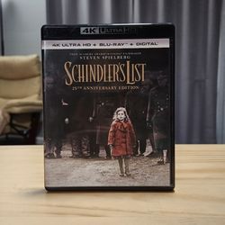 Schindler's List 4k UHD + Blu-ray (w/ digital copy)