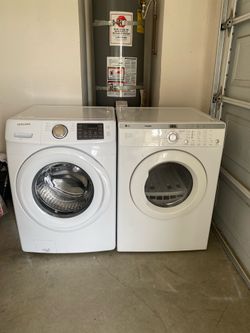 Washer and electric dryer