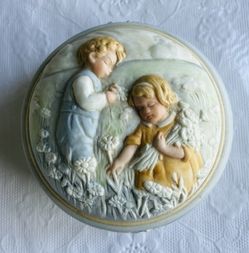 Avon Porcelain Trinket Music Box