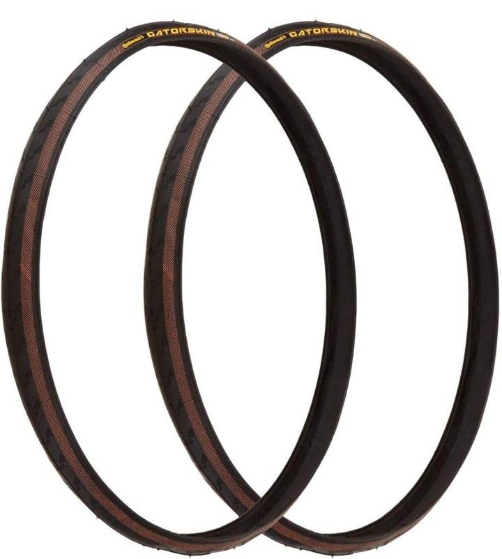 Continental GatorSkin Tires PAIR 27x1-1/4 Wire Bead Road Bike 27" 