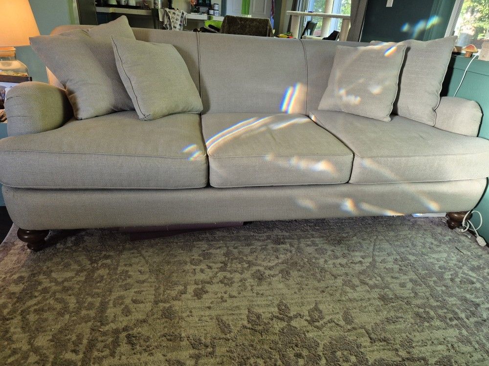 Large Gray Sofa / Couch And Chair  Pick Up Only