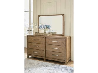Cabalynn Light Brown Dresser & Mirror