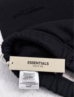 Fear of God Essentials Black Shorts