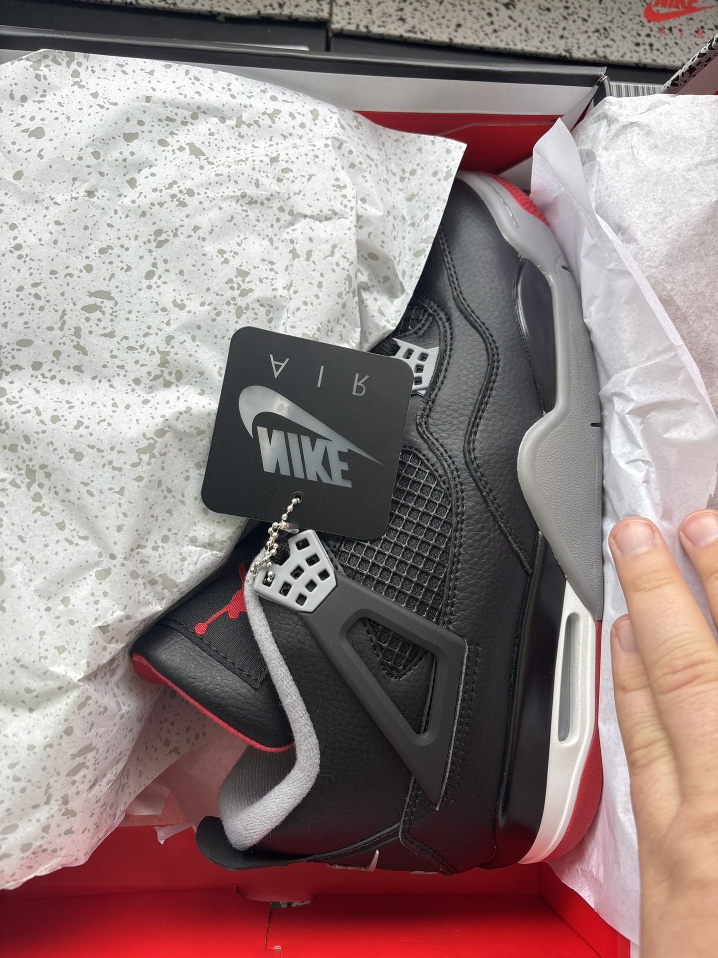 Jordan 4 Retro Breds Reimagined Sz 9 rps