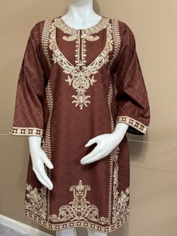 Cotton embroidered kurti/ kurta/top