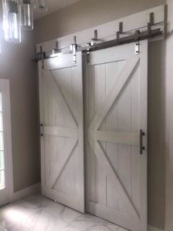 Interior barn sliding doors