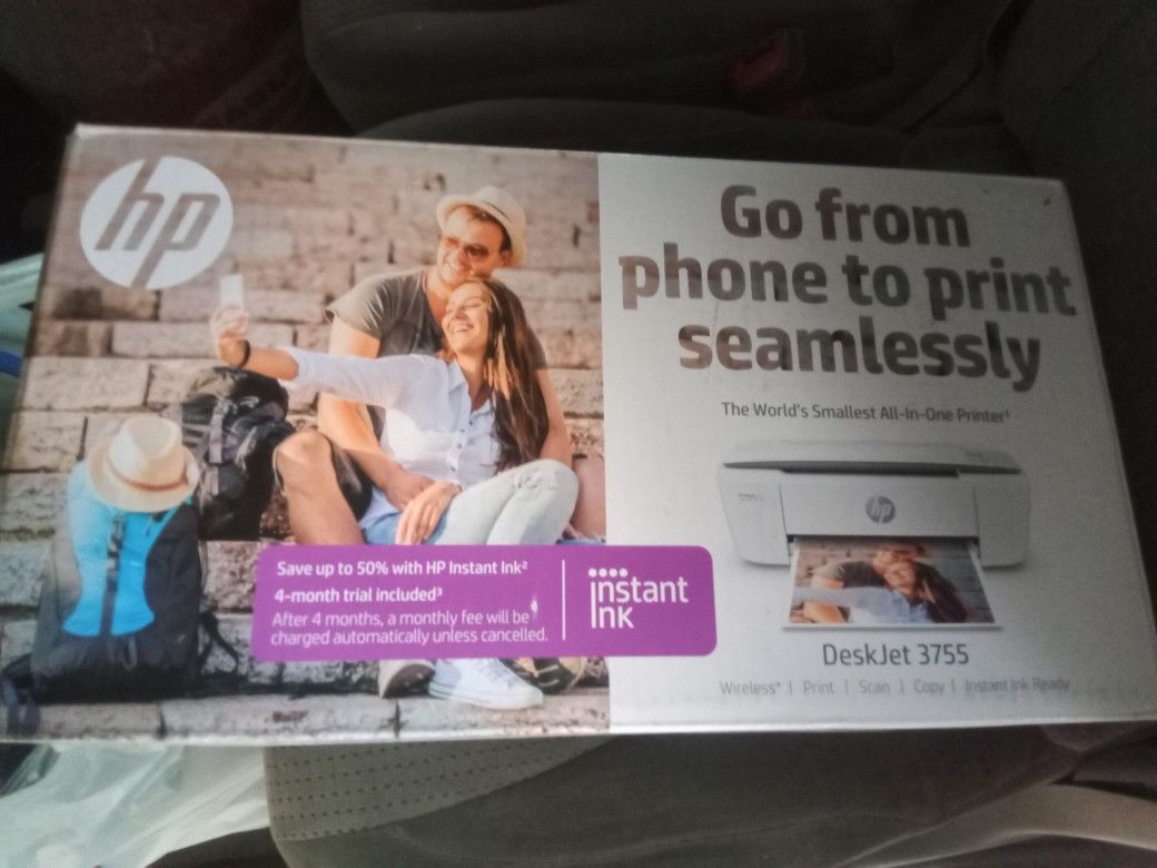Hp Deskjet 3755 Inkjet Printer NIB