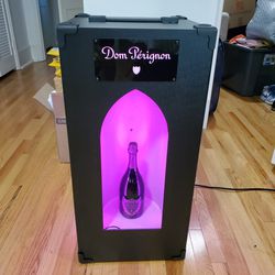 Dom perignon Display Rose Lights New Bottle Bar 