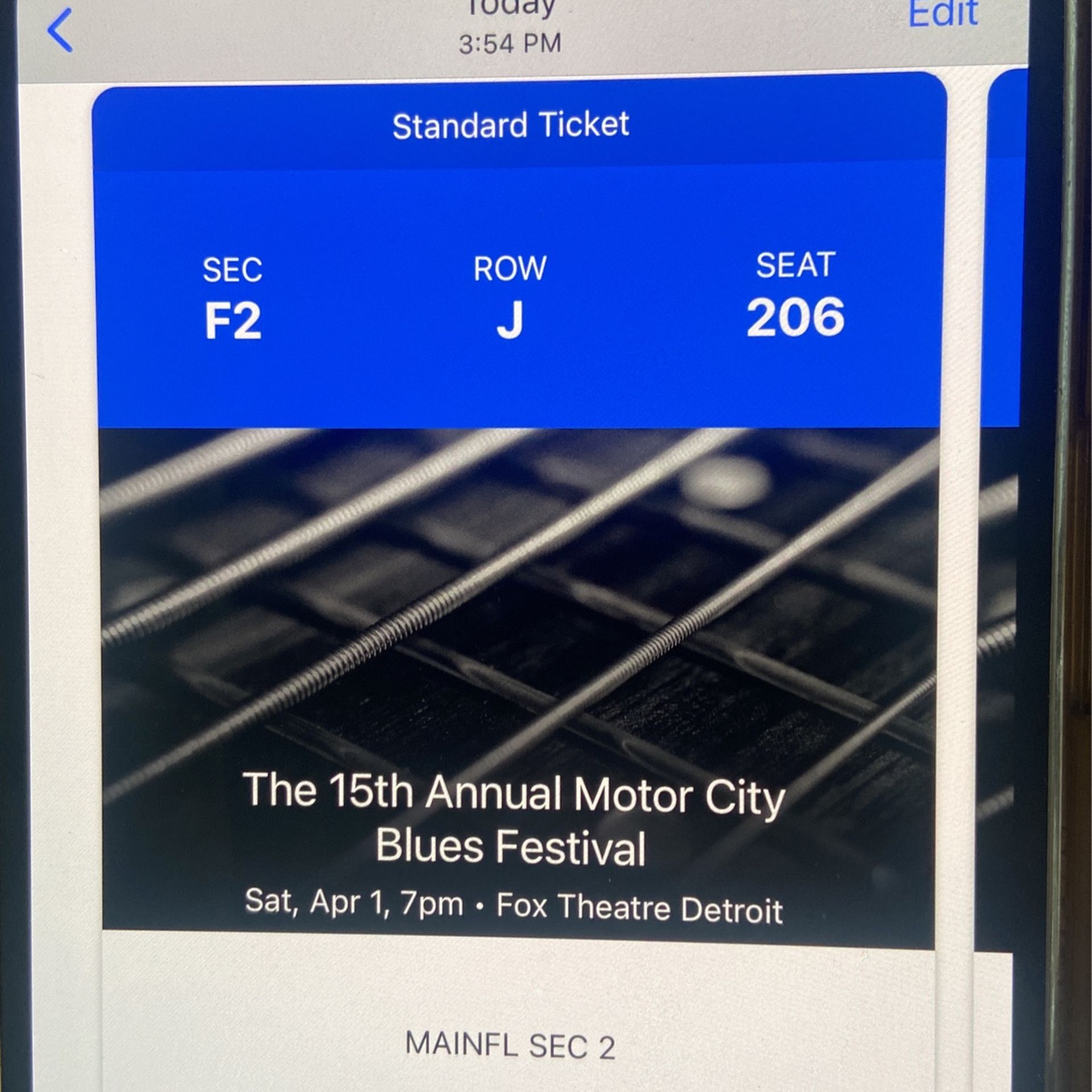 Blues Tickets 