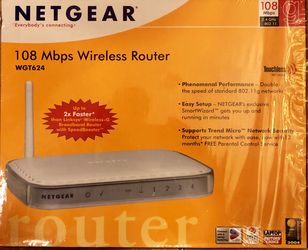Netgear 108 Mbps Wireless Router WGT624