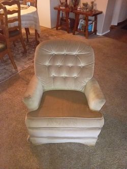 Gold Individual Sofa