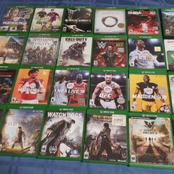 25 Xbox One Games. $175. Pickup In Oakdale