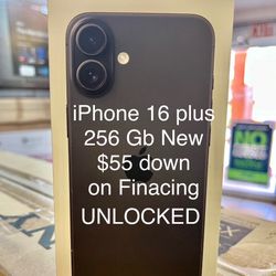 Apple Iphone 16 Plus 256 Gg UNLOCKED Free Delivery New In Box
