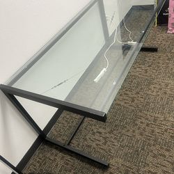GLASS OFFICE DESK