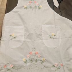 Hand Embroidered Apron 