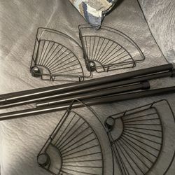 4Tier spring tension shower corner