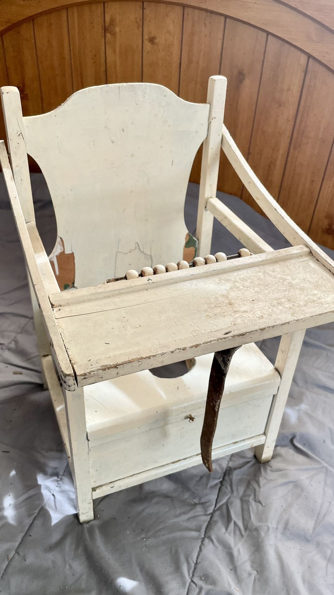 Antique Wooden Potty Chair