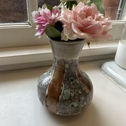 Vintage, Handmade, Ceramic Vase, Small