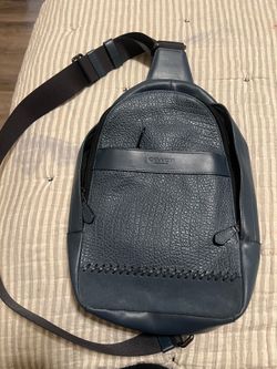 Coach textured men sling bag