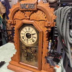 Oak Mantle Clock