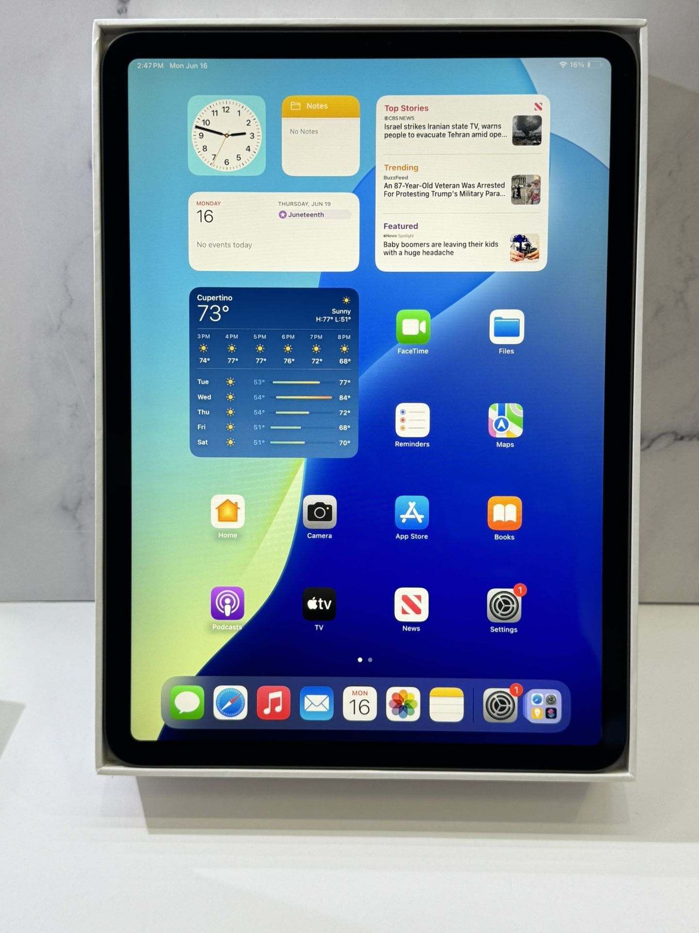 iPad Pro 11” 2nd Generation 128gb WiFi