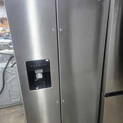 Whirlpool Stainless Steel Fridge Side By Side New