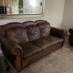 100% Leather Sofa
