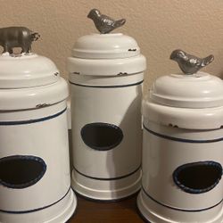 Barn Yard Kitchen Canisters