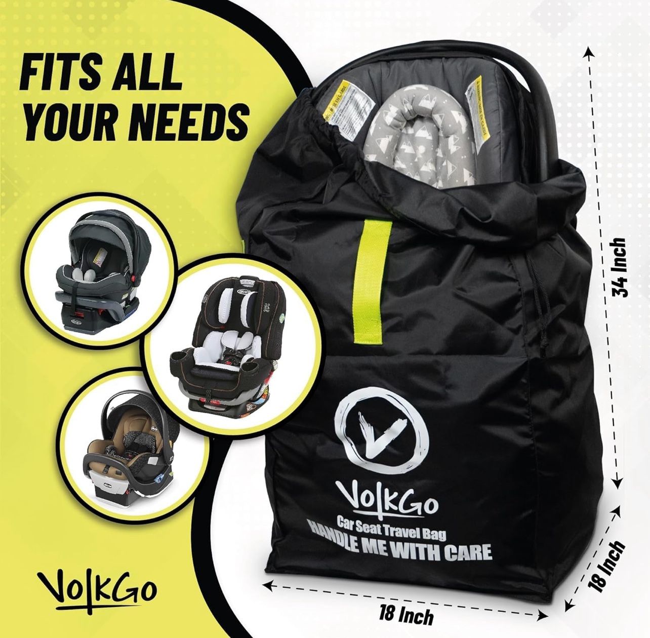 Volkgo Car Seat Travel Bag