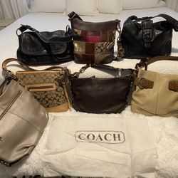 HAND BAGS, COACH and Other Designers.