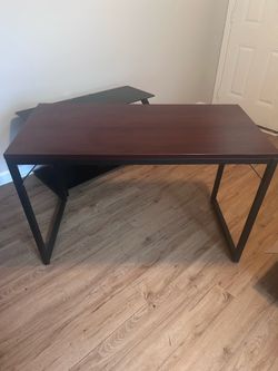Wood desk