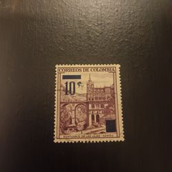 rare stamp ( overprint) 10c on 25c