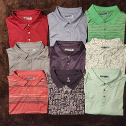 Men's 4XLT Casual and Dress Shirts - 14 Total
