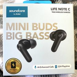 Anker Soundcore Bluetooth Earbuds- Life Note C