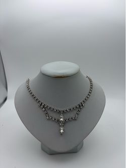 Vintage Rhinestone Choker: Prong Set Costume Jewelry