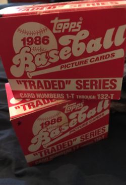 Baseball topps 1986 pictures card