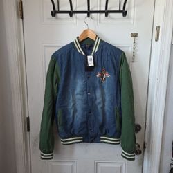 Disney Winnie The Pooh Tigger Bomber Jacket Unisex XS NWT (F3)