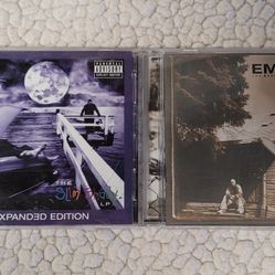 Eminem CD's Slim Shady LP Expanded Edition And Marshal Mathers LP