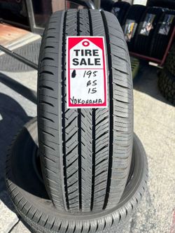 195-65-15 Yokohama YK-CTX Full Used Tire Set Semi New W/90% Life $240 Free Installation