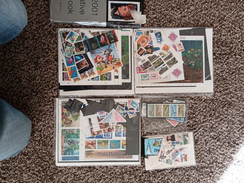 U.S. Postage Stamps. Legal for U.s. Mail. $107.48 Worth Of Stamps. SELLING FOR $50.00