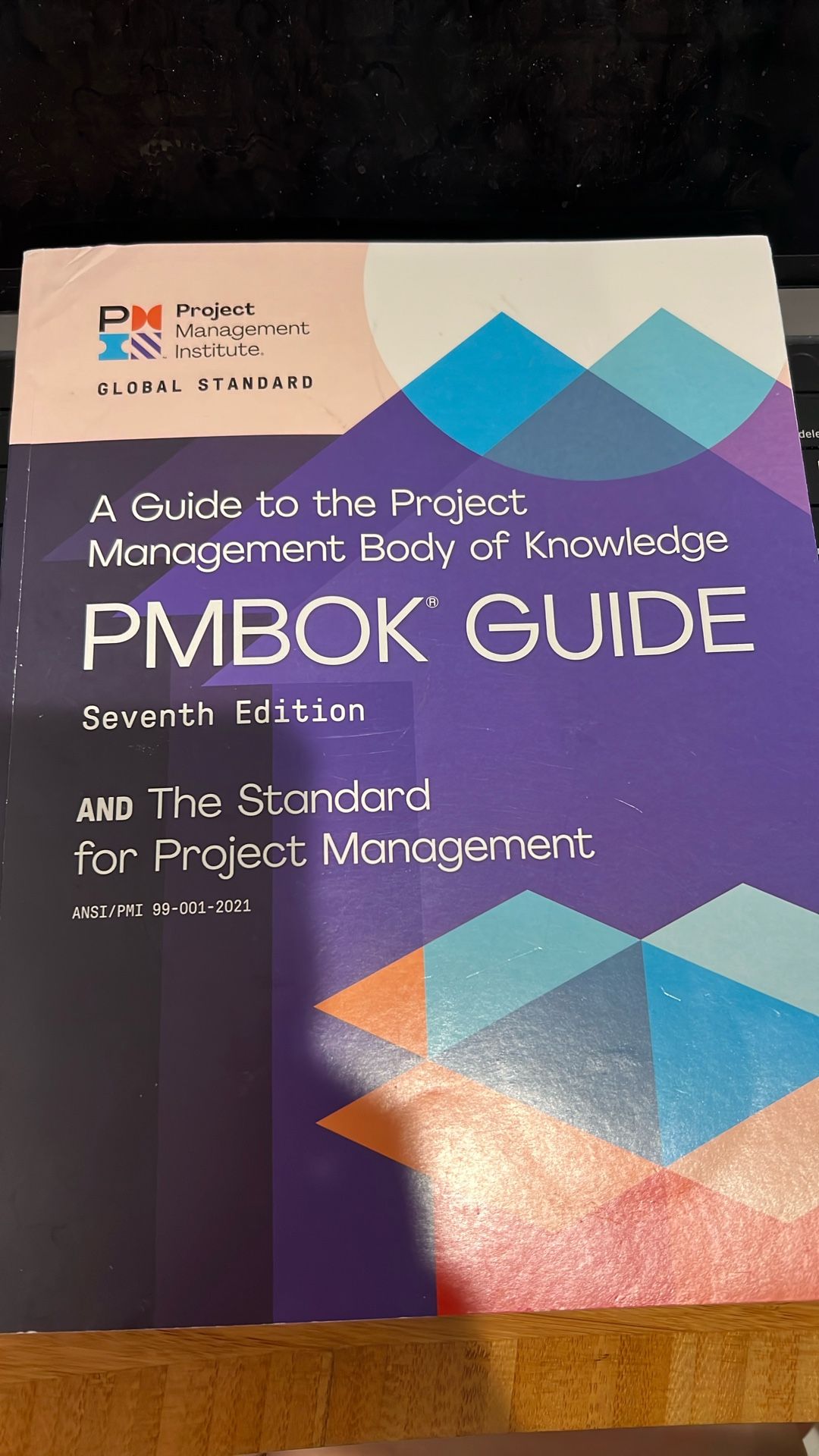 New Pmbok Book. Purchased in Aug. 2025.