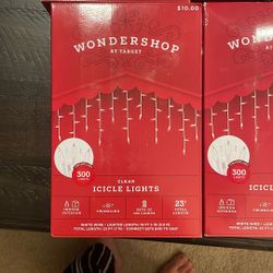 Christmas icicle lights