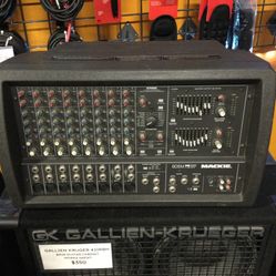 Mackie 808M Powered PA Mixer Head Works Awesome! 600 X 2 Watts