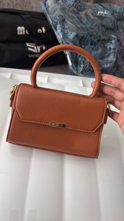 Brown mini handbag purse