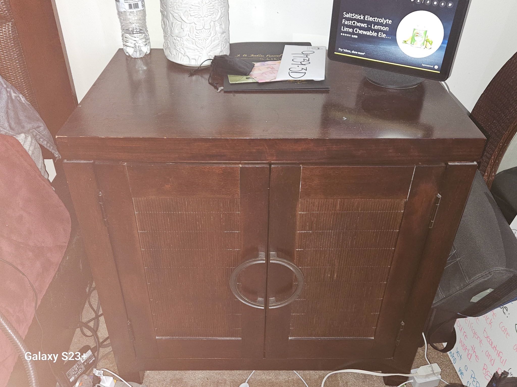 Cherry oak wood 5 Piece Bedroom Set