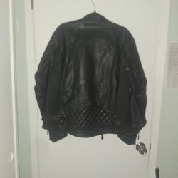 Leather Jacket Size L