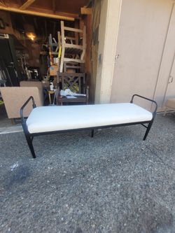 Modern  Metal  Bench